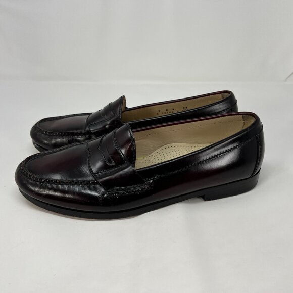 Cole Haan Penny Loafer Mens 9D Burgundy 03504 Office Preppy main image 8
